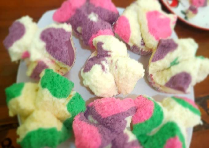 Resep Bolu Kukus Ketawa Warna Warni Oleh Rehu Ru Wanty Cookpad