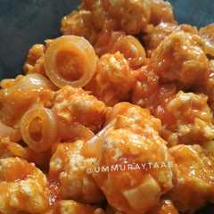รูปของ Bola ayam saus asam manis simpel