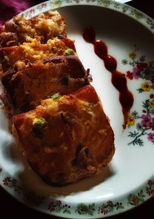 ডিমটোস্ট (Dim toast recipe in Bengali) রেসিপির প্রধান ছবি