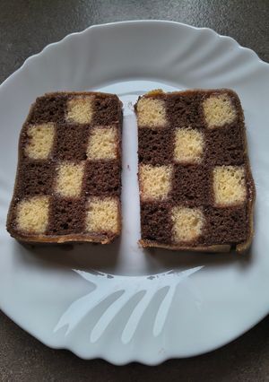 Sakktábla málnalekvárral recept fotója