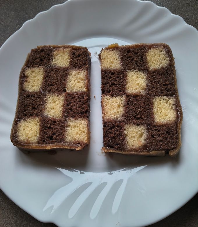 Sakktábla málnalekvárral recept fotója