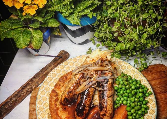 Vegan aquafaba Yorkshire pudding