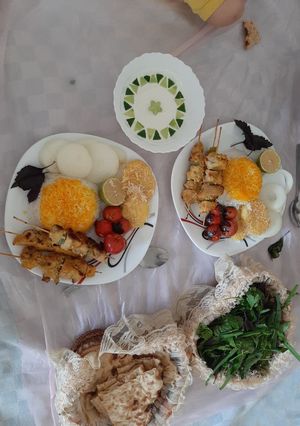 عکسی از دستور مرغ تابه ای