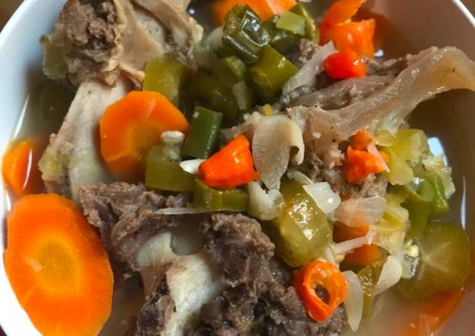 Wajib coba! Resep memasak Asem asem (aseman) tulang sapi  nagih banget