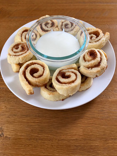 A picture of Cinnamon Roll Cookies.