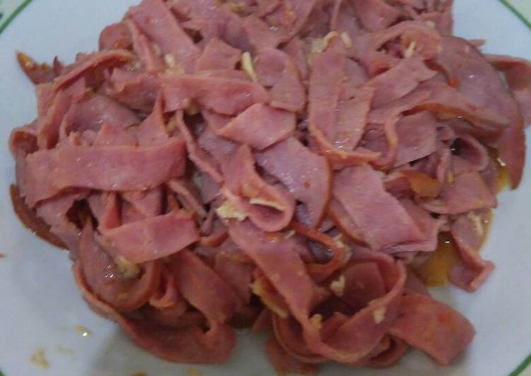 Smoked beef bawang putih