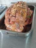 Pierna de cerdo al horno
