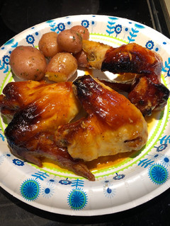 A picture of Bbq Baked Chicken Wings.