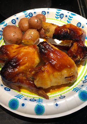 A picture of Bbq Baked Chicken Wings.