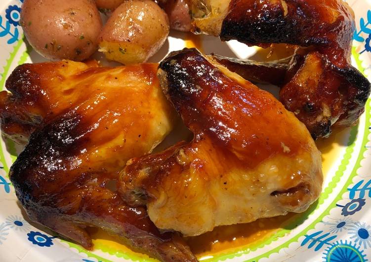 Simple Way to Make Quick Bbq Baked Chicken Wings
