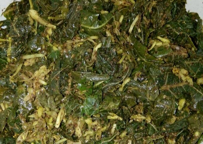 Resep Pecal bunga pepaya, daun pepaya & daun singkong Anti Gagal