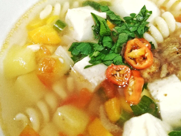 Langkah Gampang Membuat Resep Sop Bening Segar Warna-Warni yang  Bikin Ketagihan Anti Ribet, Sempurna