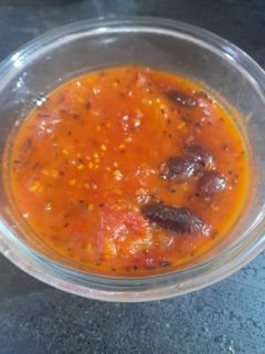 টমেটো আমসত্ত্ব খেজুরের চাটনি (tomato aamsatwo khejur chutney recipe in Bengali) রেসিপির প্রধান ছবি