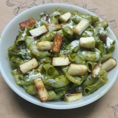 Pasta Palak Paneer A picture of Pasta Palak Paneer.