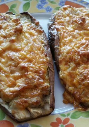 Foto principal de Berenjenas rellenas de atún en Thermomix
