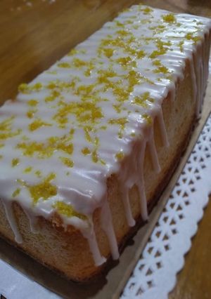 Una foto de Budín de limón