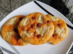 Une photo de Cookie chorizo comté à l'AirFryer