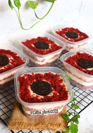 Foto resep Dessert box Red Velvet