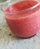 Espuma helada de fresas🍓🍓🍓