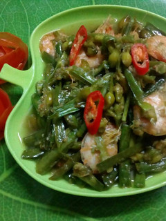 Foto resep Tumis udang bunga genjer