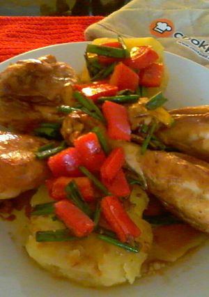 A picture of Pollo al Sillao (Peruvian Soy Sauce Chicken).