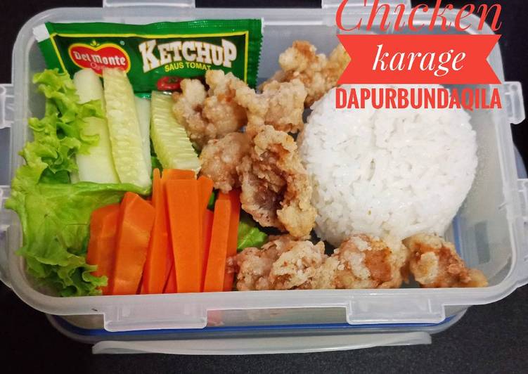 Resep Chicken karage (ide bekal anak) Anti Gagal