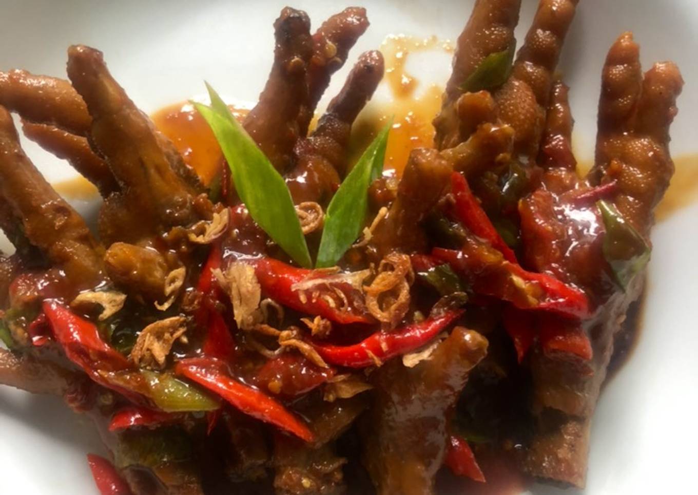 Angsio Ceker (Kaki Ayam) Pedas