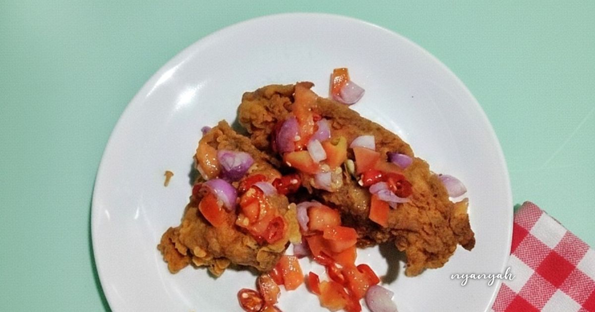 Ayam Goreng Krispi Sambal Matah