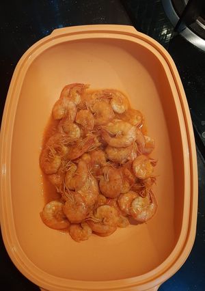 Foto resep Udang Masak Saus Tiram Endeus