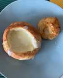 Pão recheado no forno