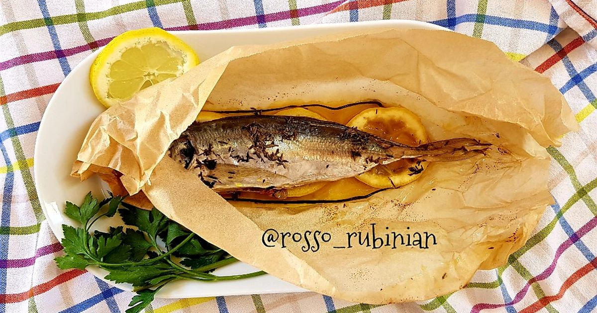Ricetta Sugarello O Suro Al Cartoccio di rosso rubinian - Cookpad