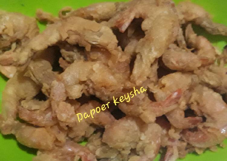 Langkah Mudah untuk Menyiapkan 💜udang goreng tepung💜 yang Enak