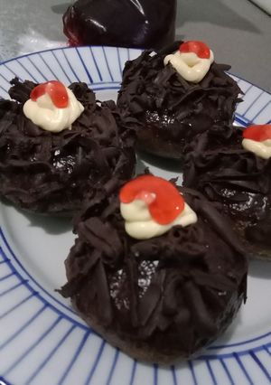 Foto resep Donat black forest