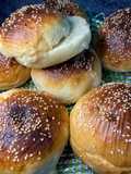 خبز البرجر المنزلي احلى من البرجر الجاهز 🍔