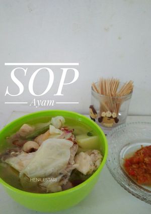 Foto resep SOP Ayam
