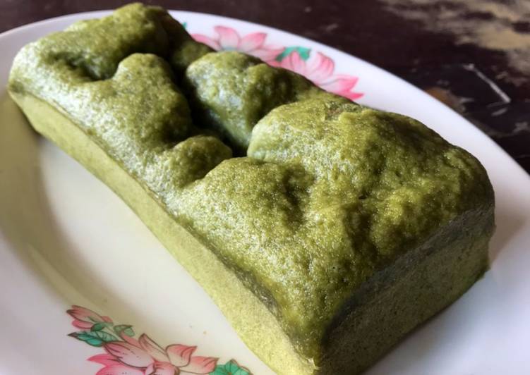 Resep Brownies Kukus Green Tea (No Mixer + Takaran Sendok Makan), Enak