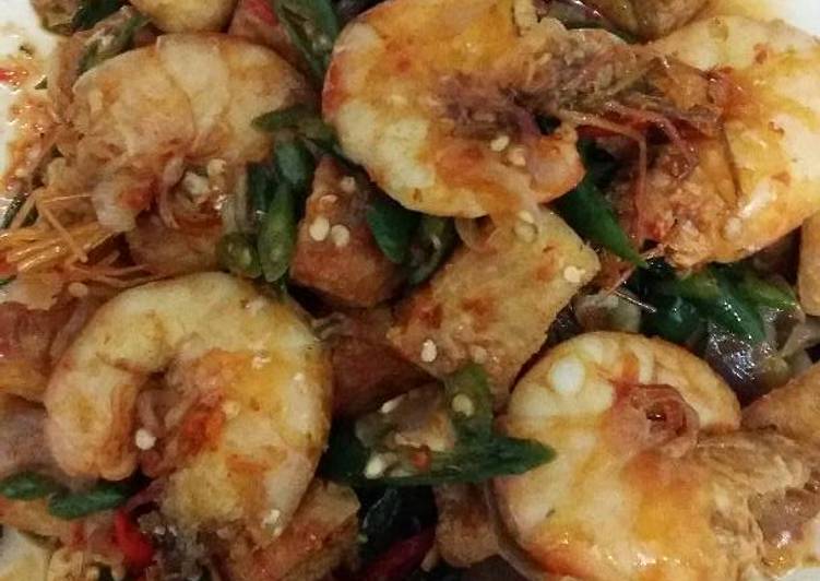 Touco udang mix tahu