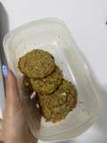 Galletas de garbanzo y lenteja