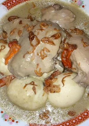Foto resep Opor Putih Ayam & Telur