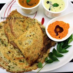 Methi Leaves Dosa A picture of Methi Leaves Dosa.