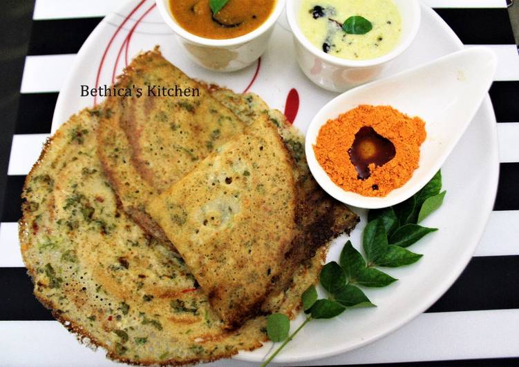 Recipe: at dinner Methi Leaves Dosa