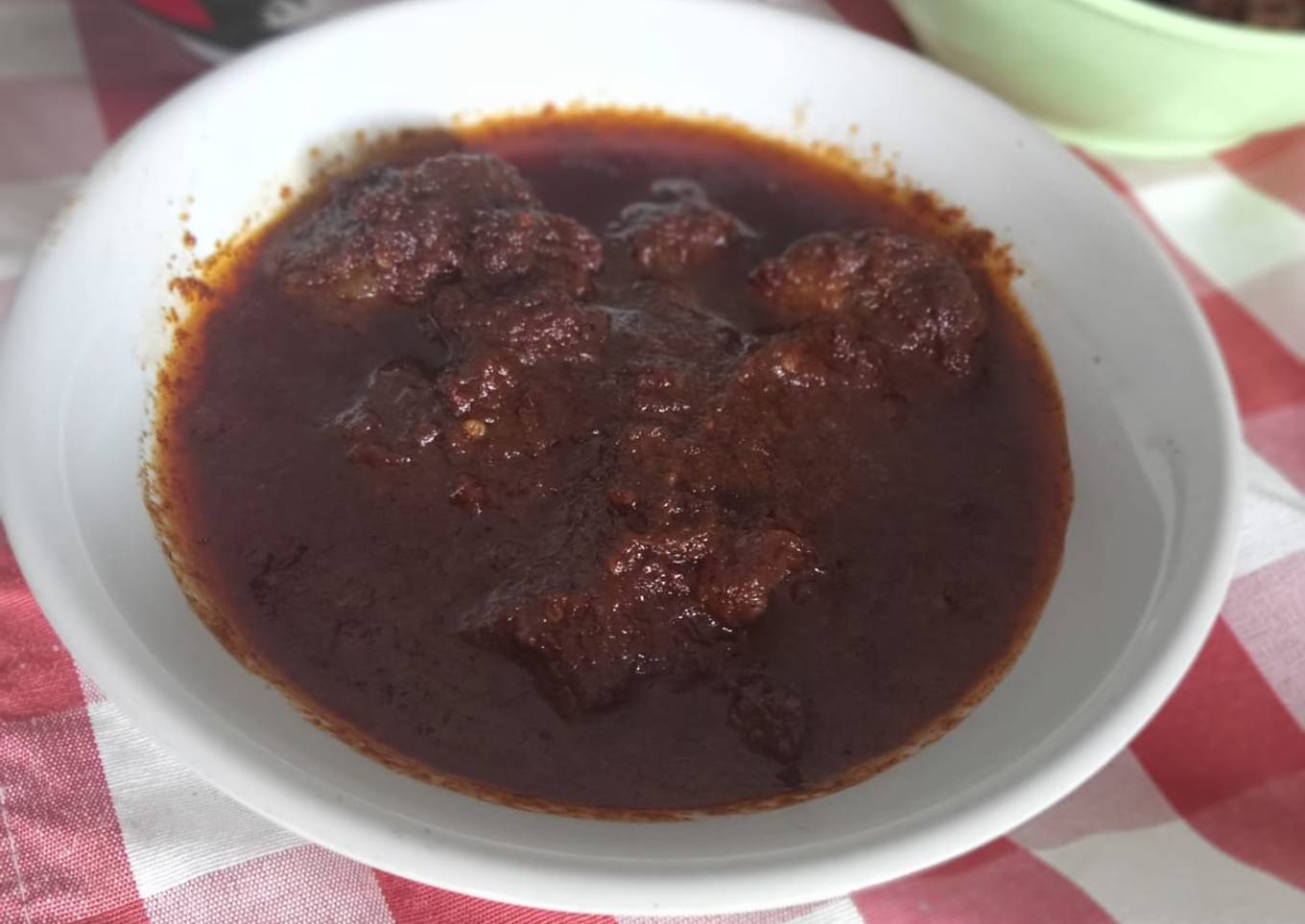Rendang daging sapi