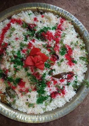 A picture of Chicken Biryani.