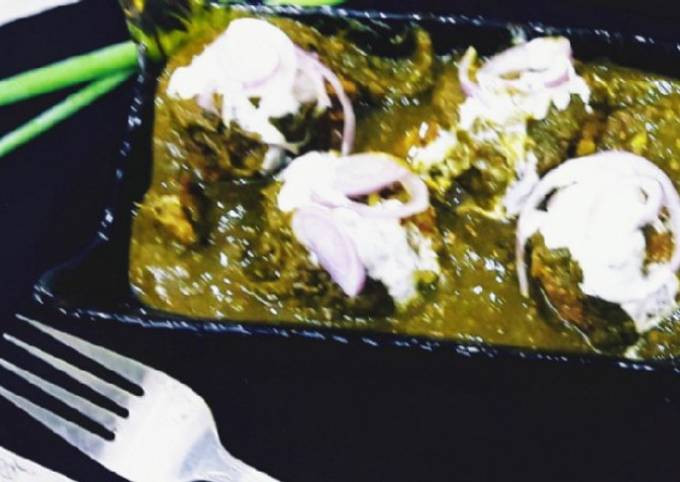 Palak Kofta in Green Gravy Recipe