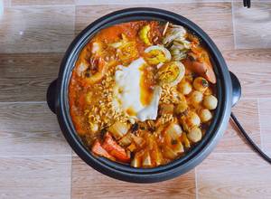 Hình của món Lẩu tteokbokki.