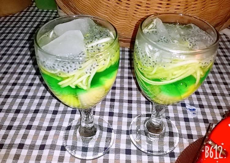 Bagaimana Membuat Es melon 🍈 selasih Anti Gagal