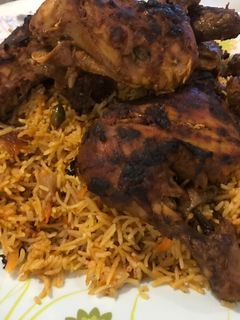 صورة لوصفة عيش بخاري مع دجاج