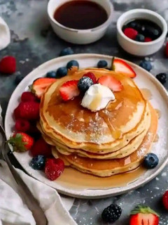 A picture of Sweet Cream Pancakes.