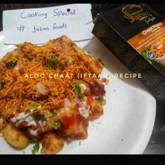 A picture of Aloo Chaat😃😃.