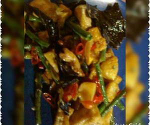 Resep mudah Oseng&amp;#34;Petaka&amp;#34; (Pentol, tahu, kacang panjang) Nikmat Lezat